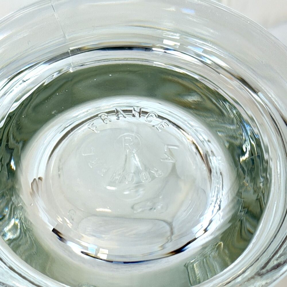 Set of 4 La Rochere Fleur de Lys Highball Glasses Footed Tumblers Made in France - Picture 5 of 6